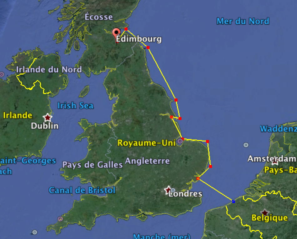 Edimbourg - Nieuwpoort